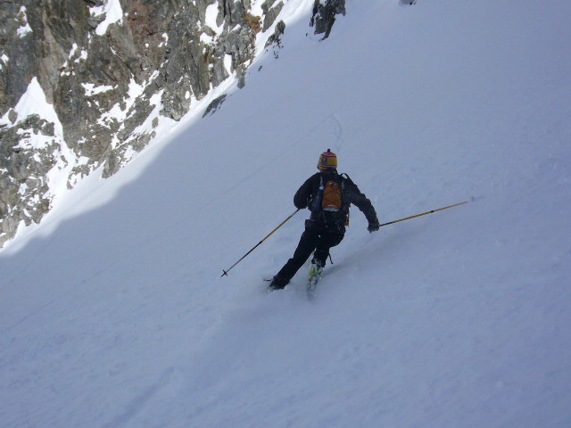 couloir NW rocher blanc