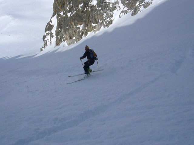couloir NW rocher blanc