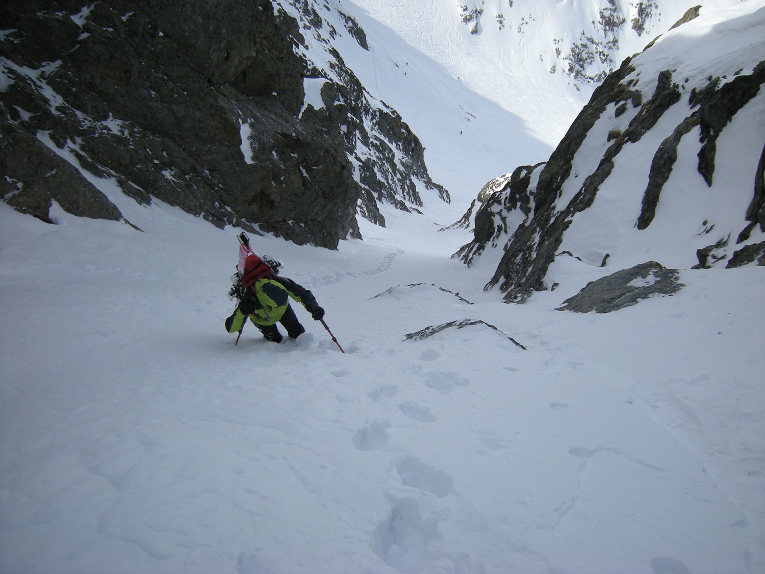 Pointe Alphonse Favre. Couloir NW