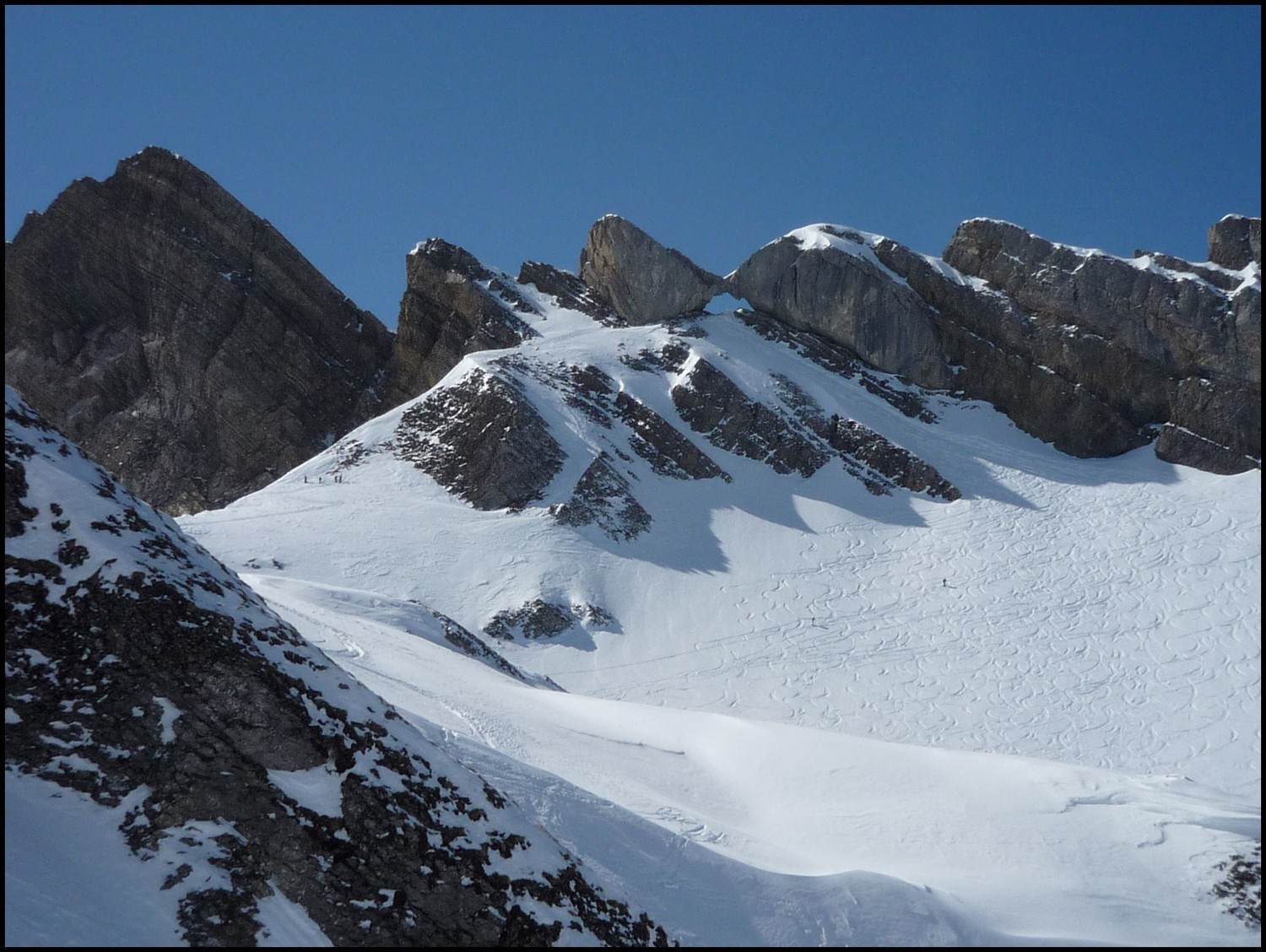 Trou de la Moche depuis 1er col