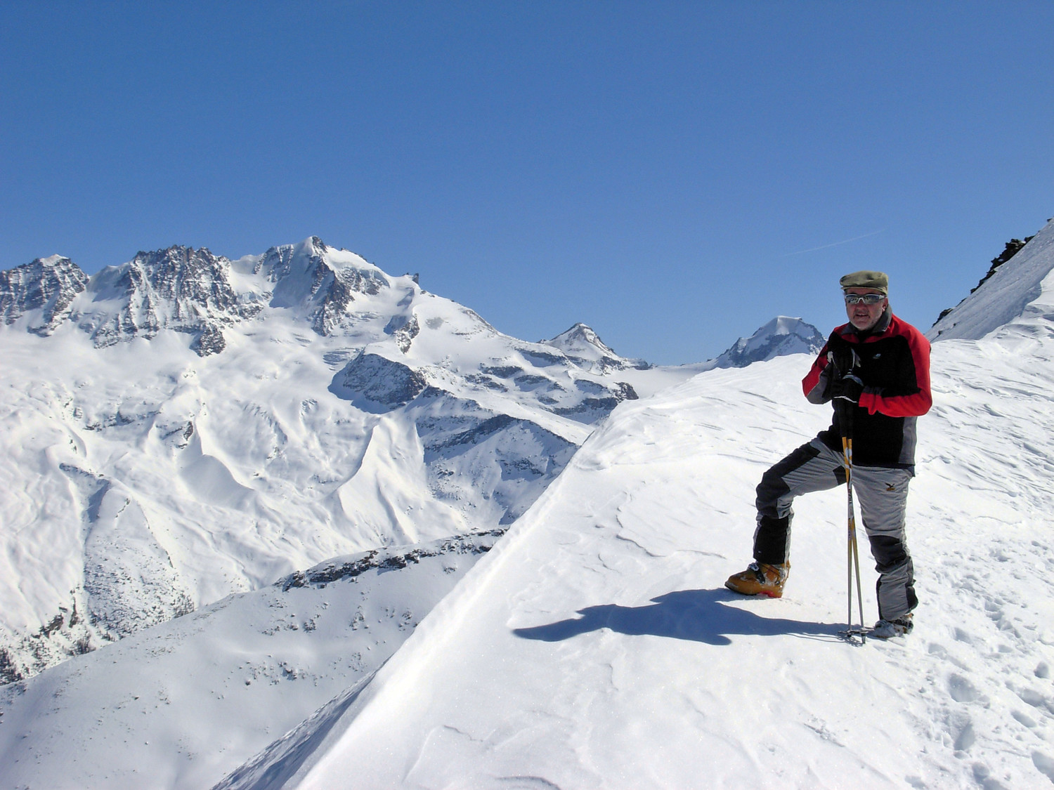 Dal colle verso il Gran Paradiso