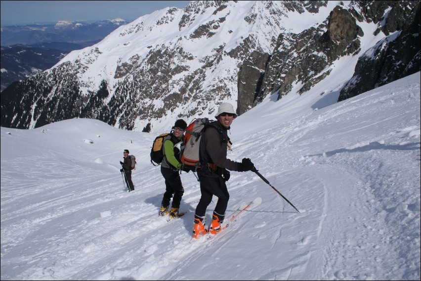 Dans la descente du Col du Mouchillon (1)