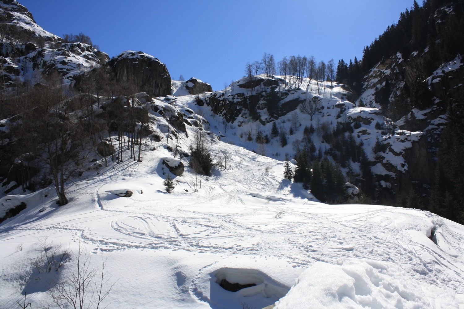 L'entrée du vallon de la Lavey