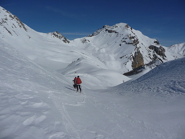 Vallon nord avec le pic des Chalanches