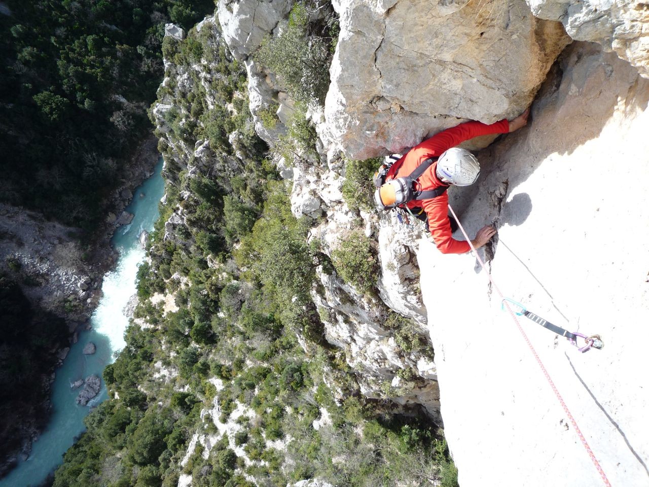 Verdon, El Papy dans L5 au gré du gris