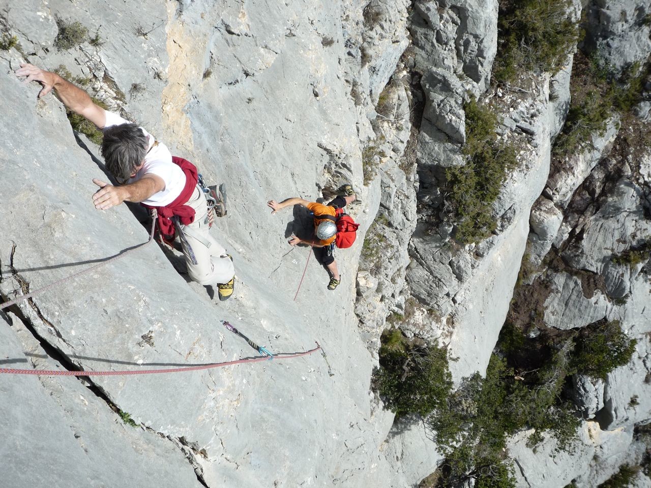 Verdon, 2 voyageurs dans L9 au gré du gris