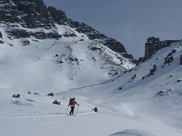 Le col en vue