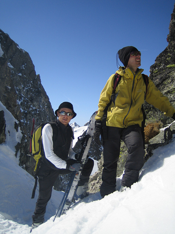A la Brèche de l'Argentière
