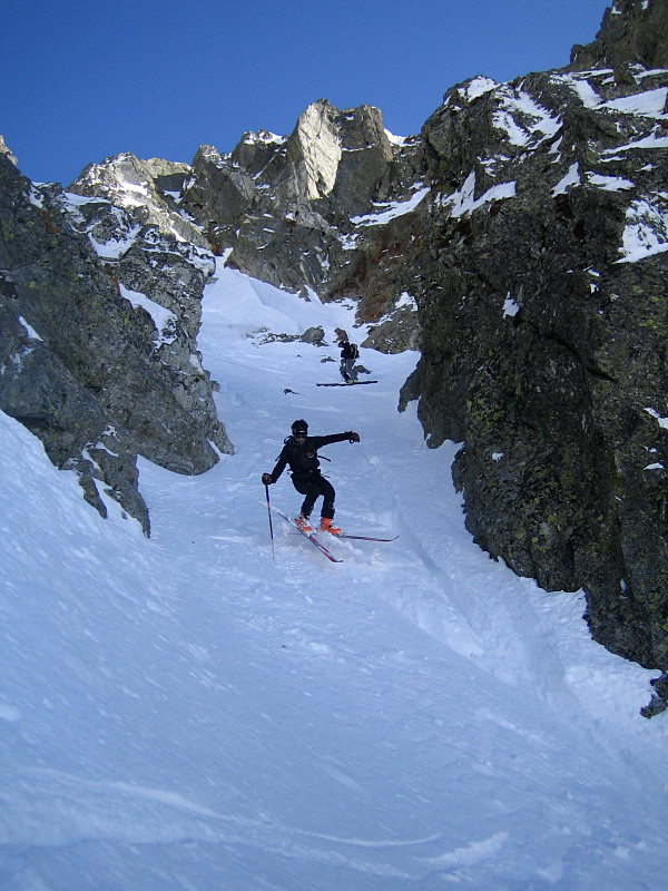 Laurent dans le haut du couloir
