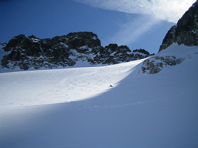 Descente du Glacier de l'Argentière