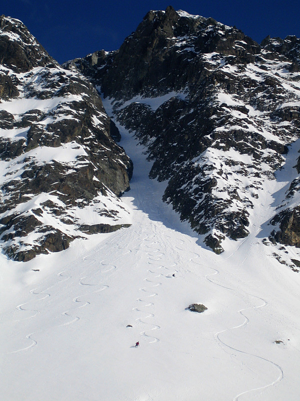Traces de ski