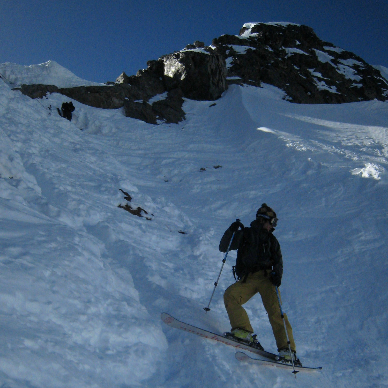 Départ sous le col