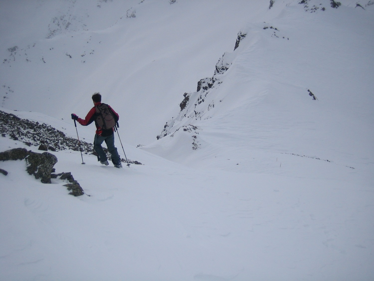 discesa dalla cima del rinalpi