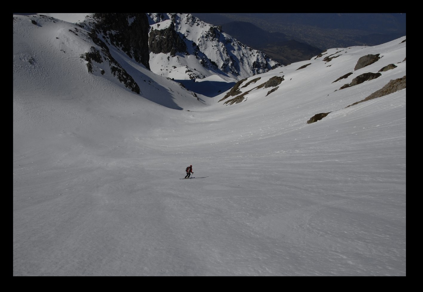 De la neige transfo impeccable, dans le vallon