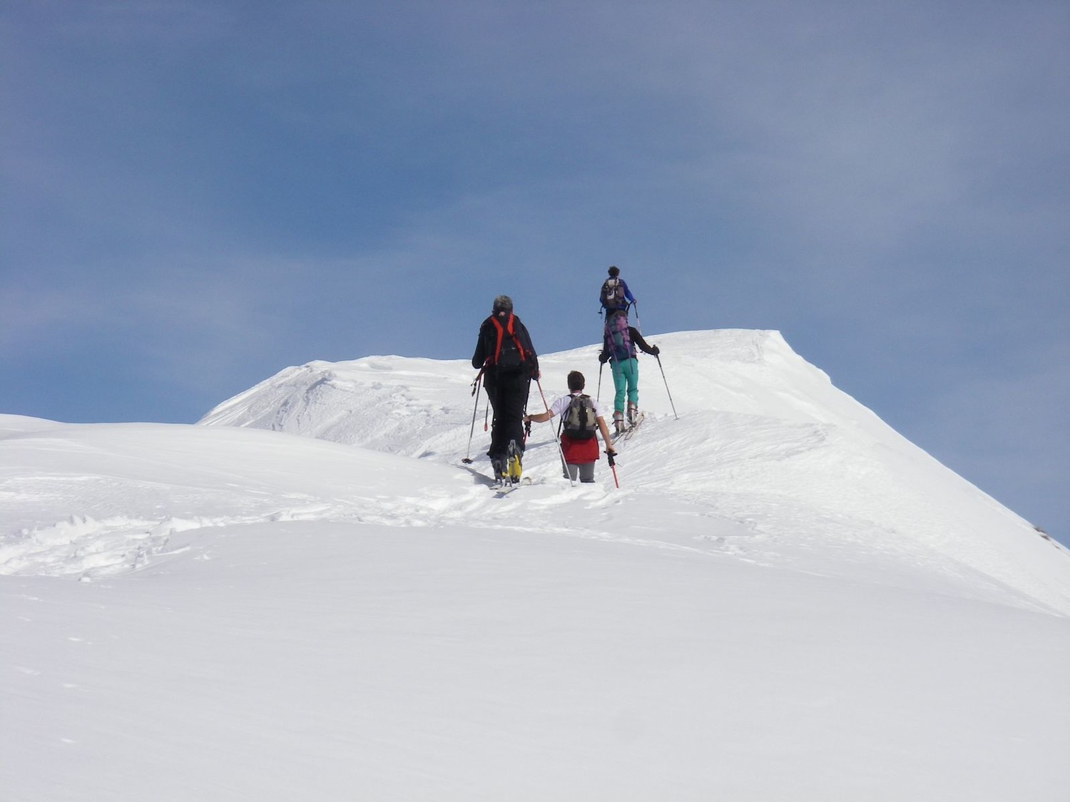 arrivée à la Cima di Lemma