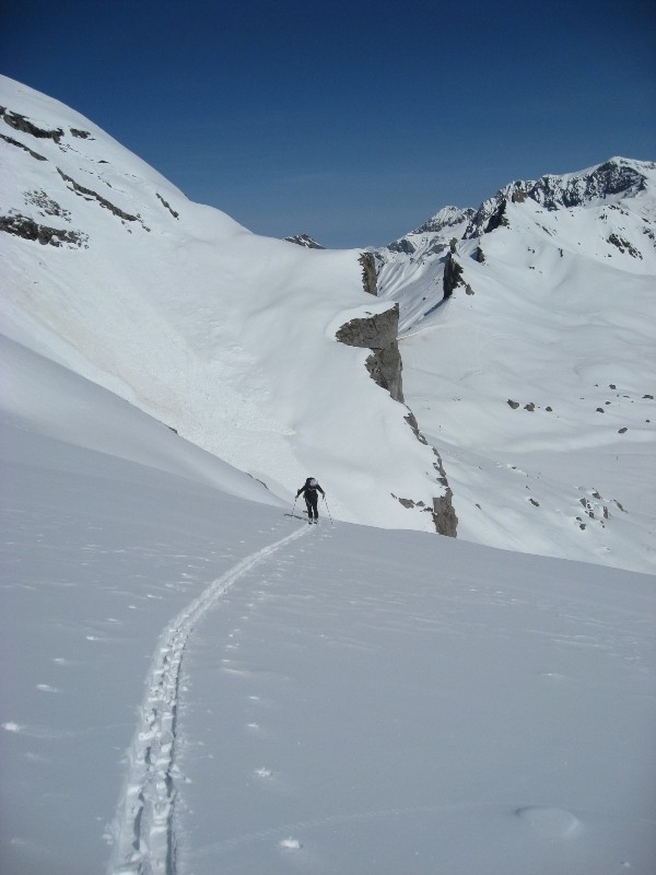Dessous le sommet de la Crête de Lodze