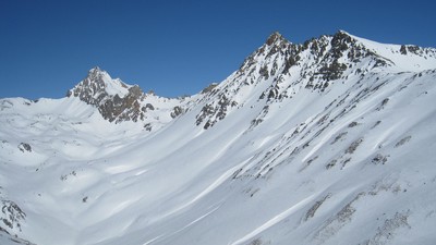 Col des Béraudes, versant S