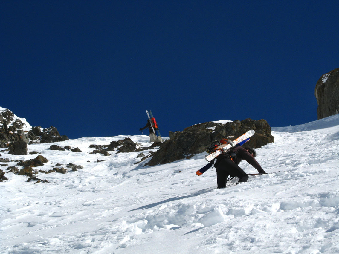 Montée au col de l'Amiante énervante et épuisante