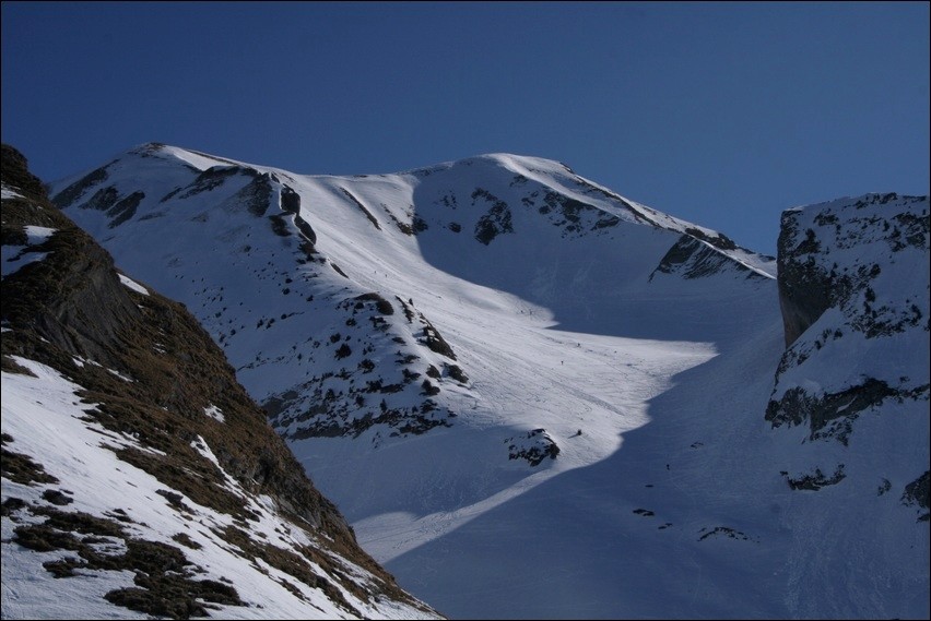 Mont Charvin, face W