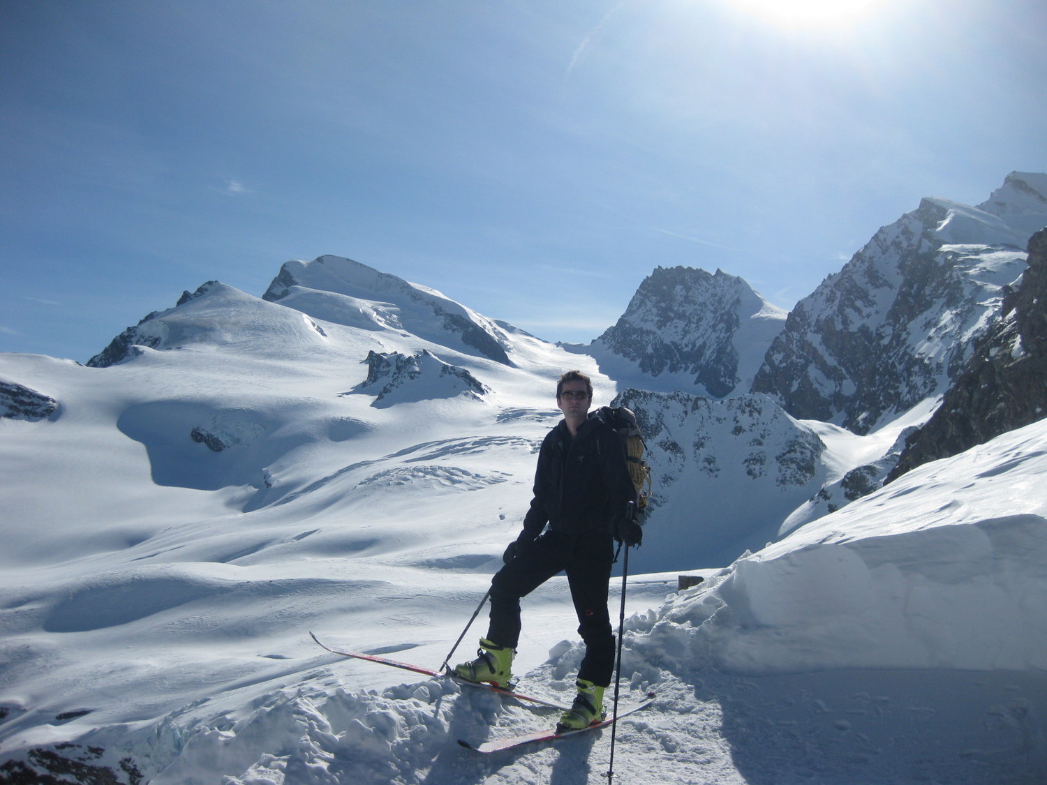 Strahlhorn, depuis Britannia
