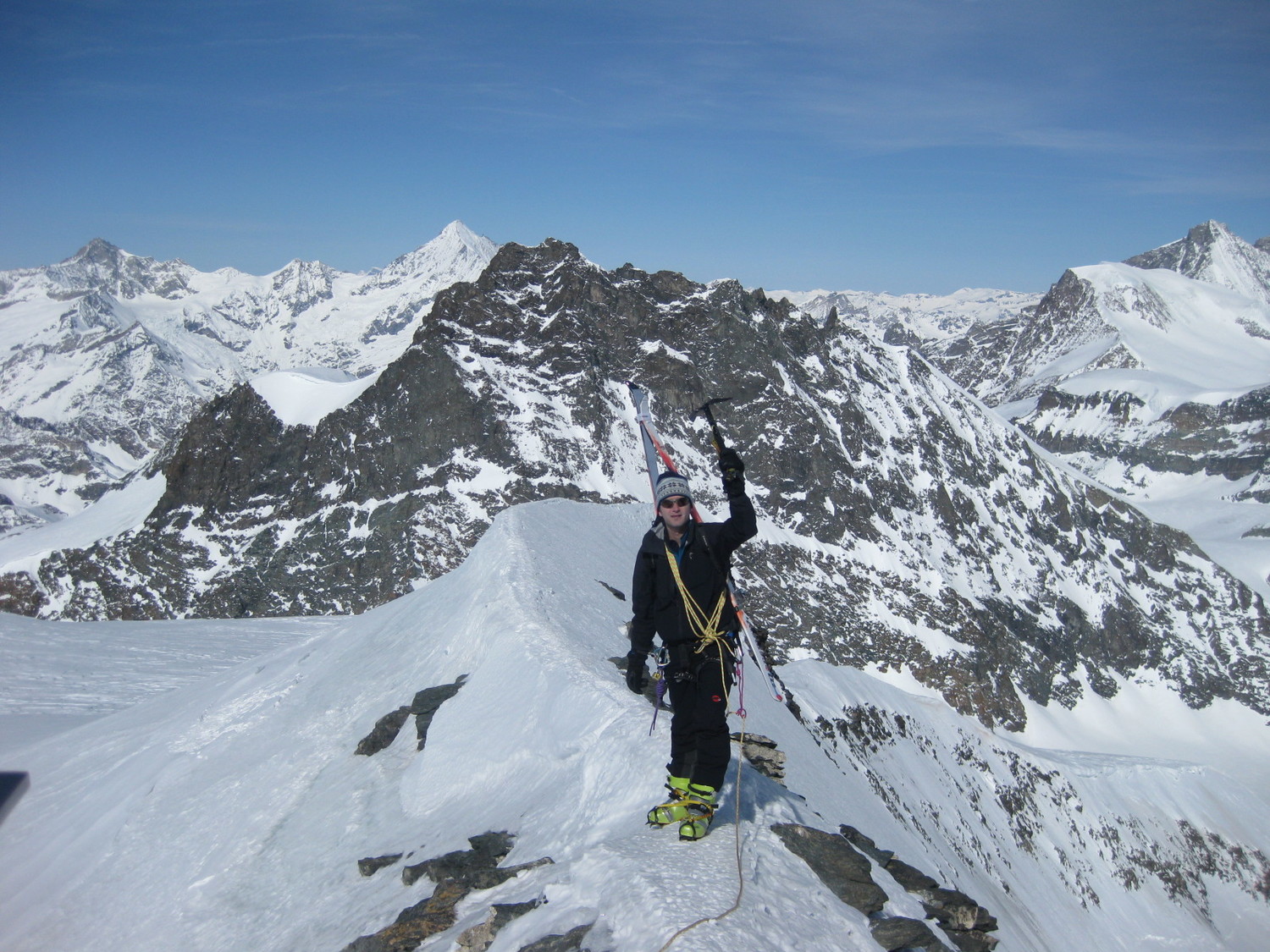 Strahlhorn, au sommet!