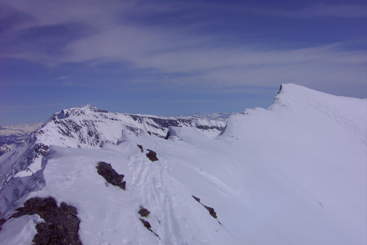 arête cornichée au Piz Dolf