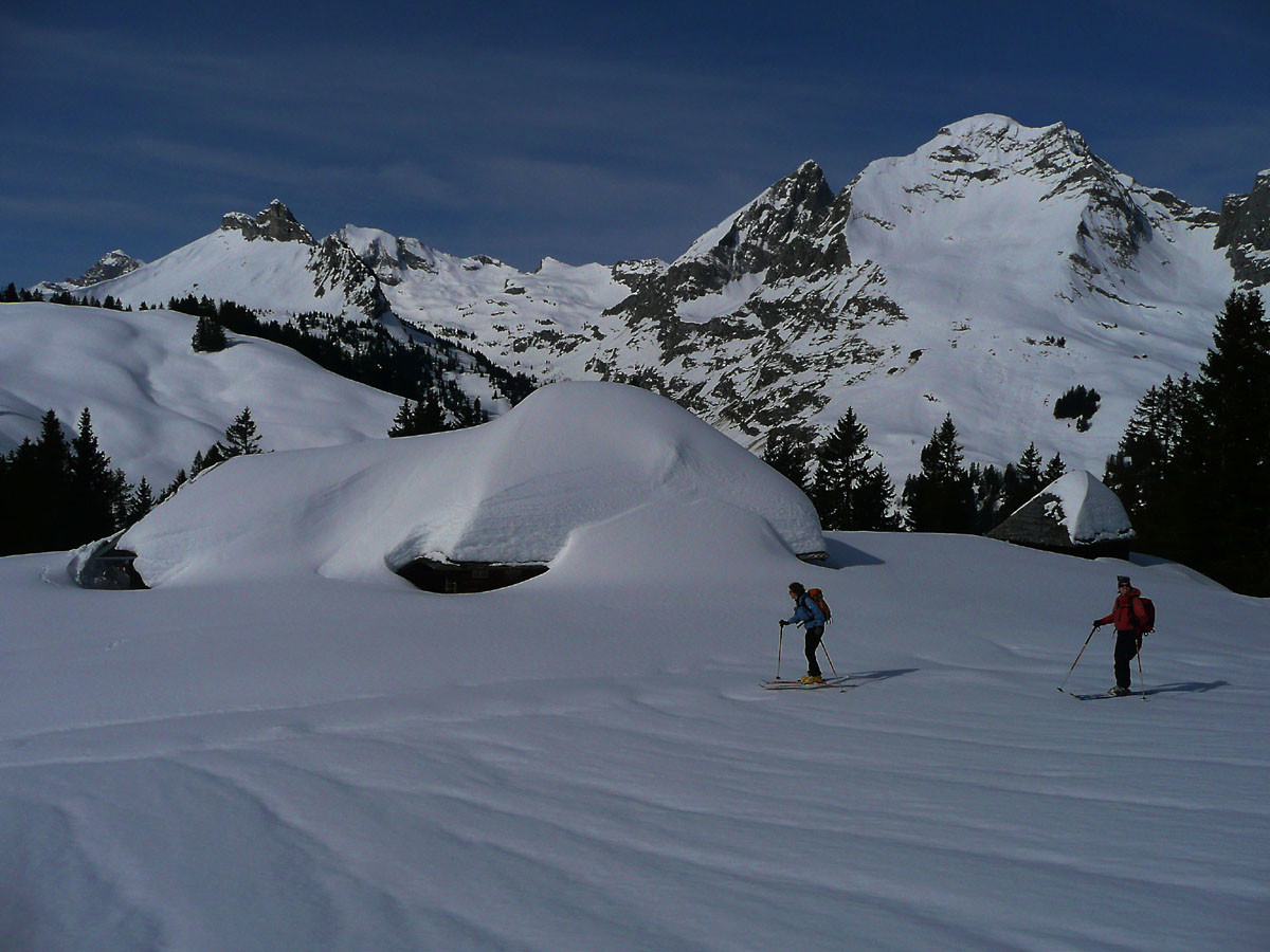 Chalet de la Minutse, traversée Jaun - Rougemont