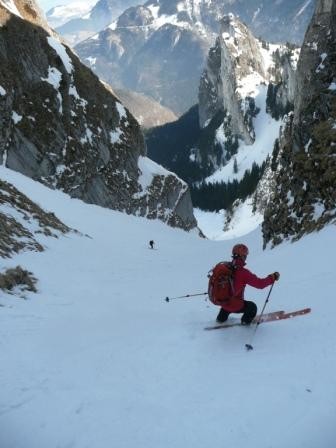 le haut du couloir de Mevonne