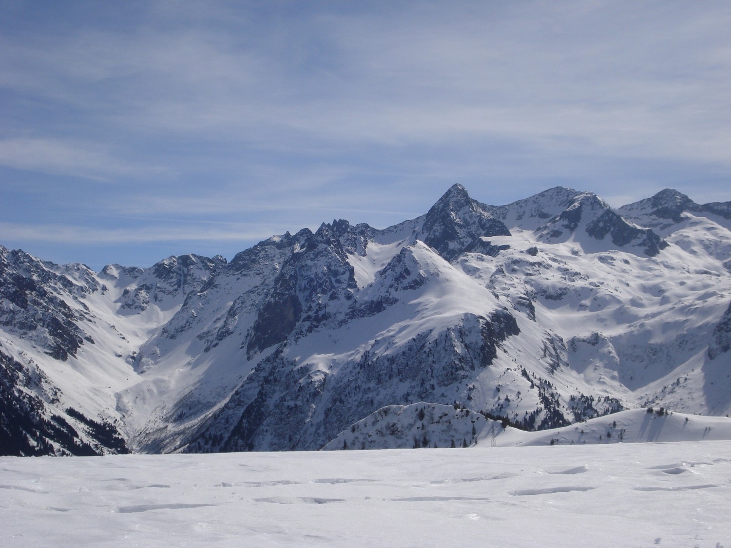 Cul de Pet : Col de la Croix, Rocher badon, Rocher Blanc, Pyramide