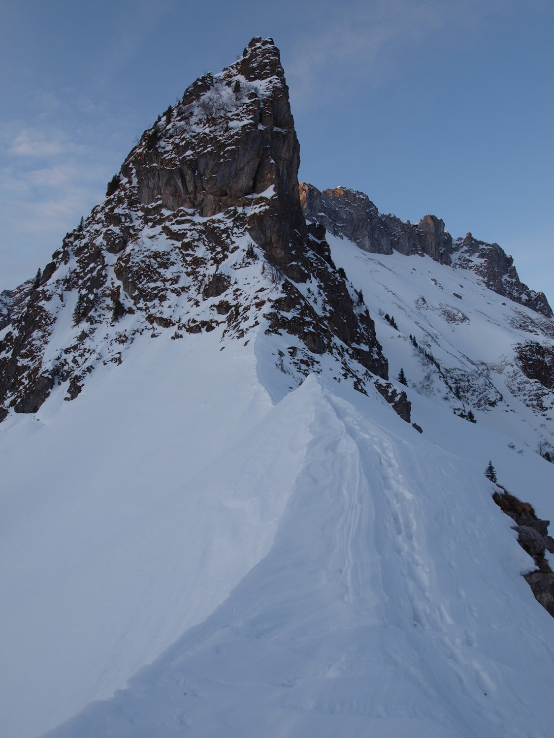 Levé du jour au col de la Croix