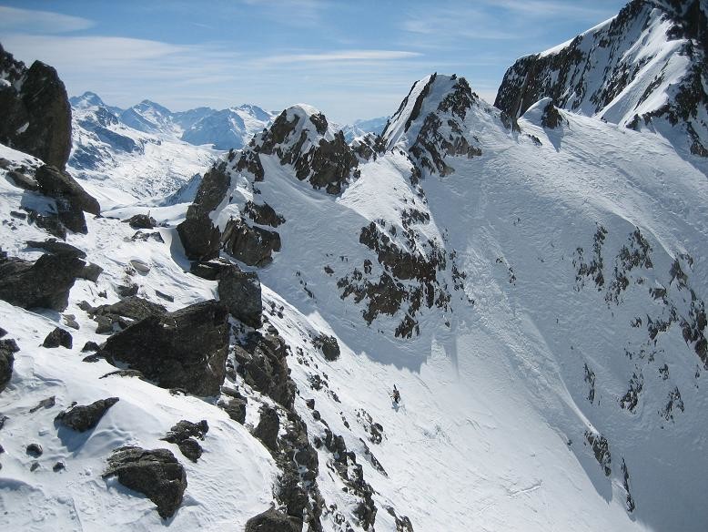 Sophie galère dans la fin de montée au col de l'Amiante