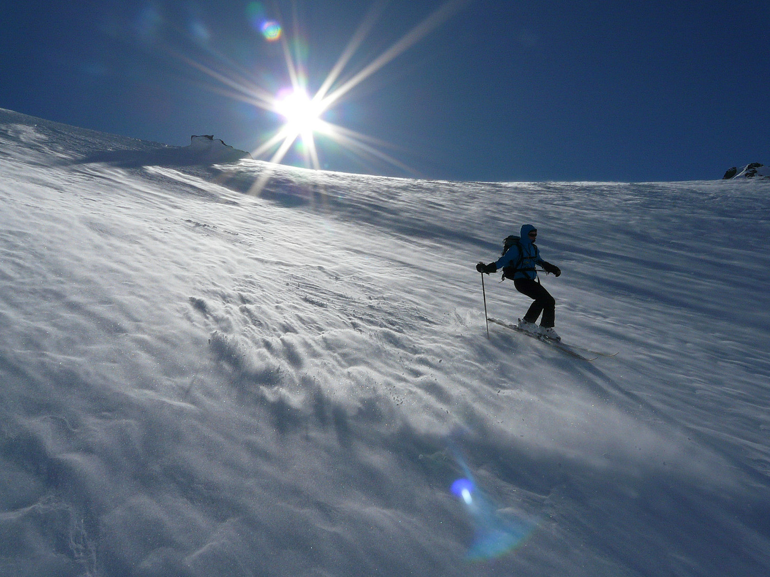 A la descente (Louïs Blanche, Val d'Aoste)