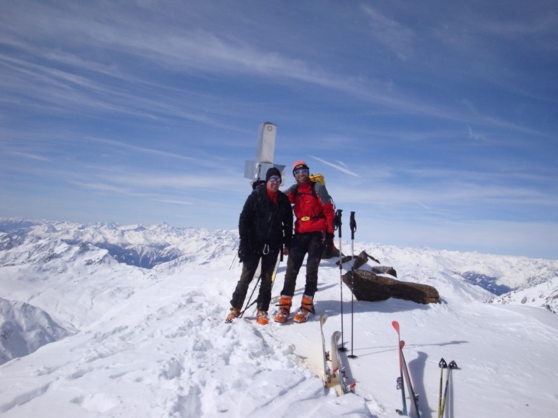 in vetta Piz kesch
