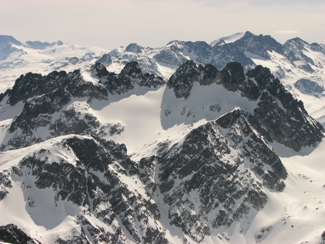 aiguilles de l'Argentière, versant Nord