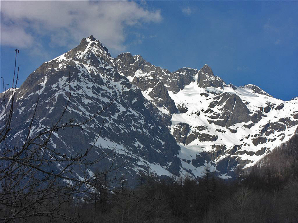 Vue ensemble - Col S et l'Aiguille des Espères