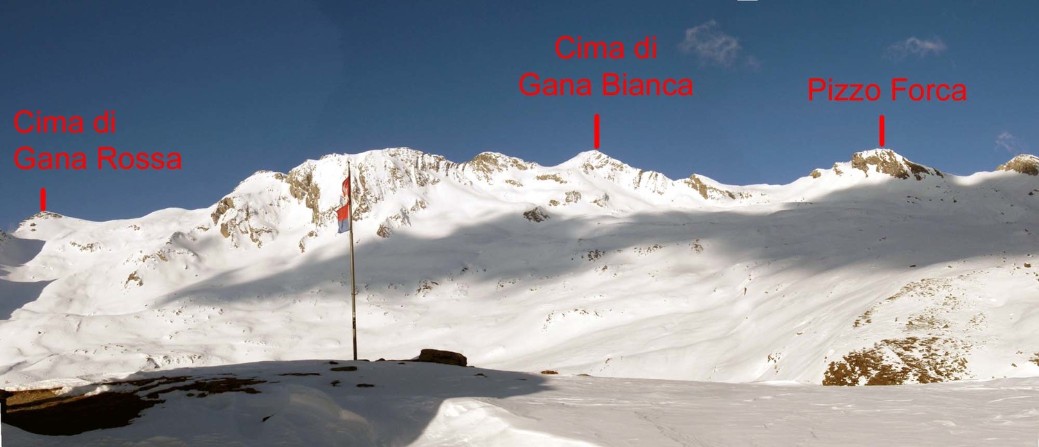 Panorama dalla Capanna Quarnéi