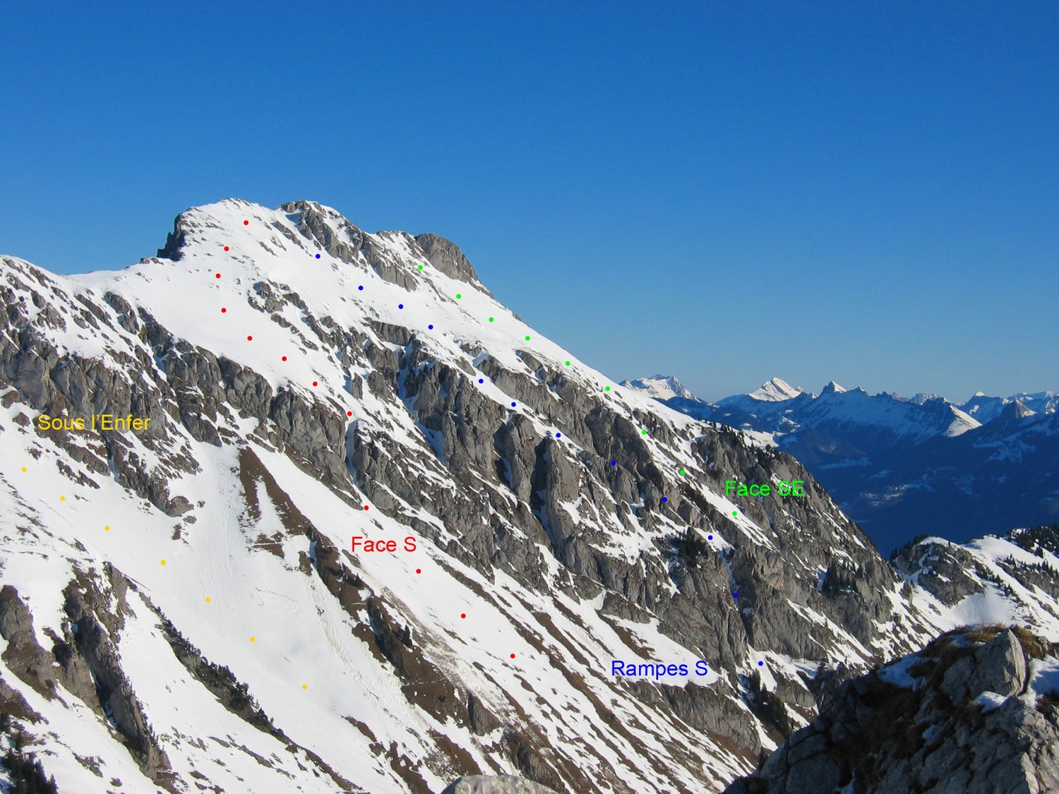 Versants S et SE de la Chambairy