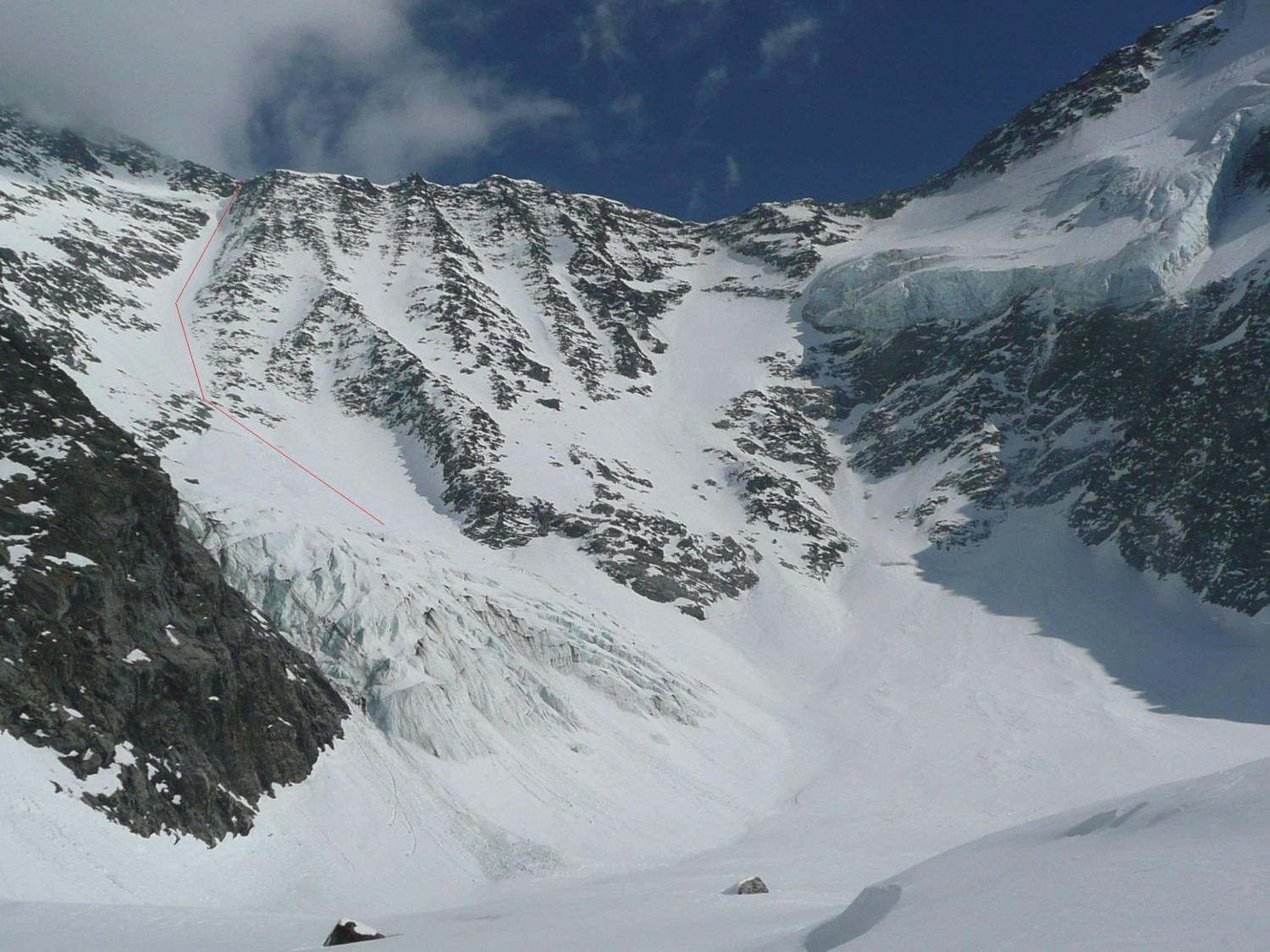 L'itinéraire de montée