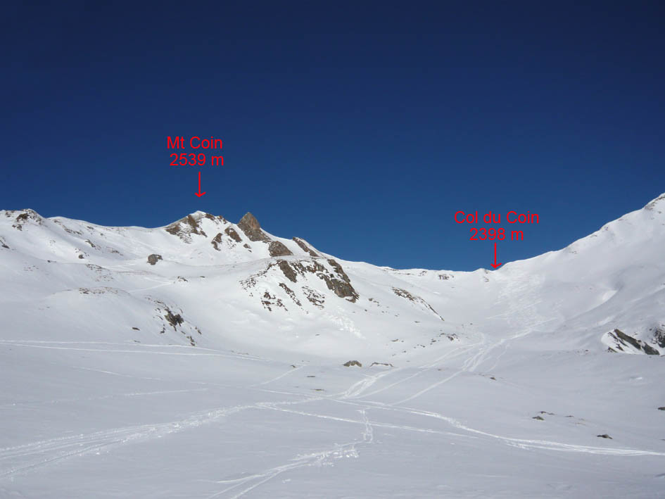 Col du Coin face S