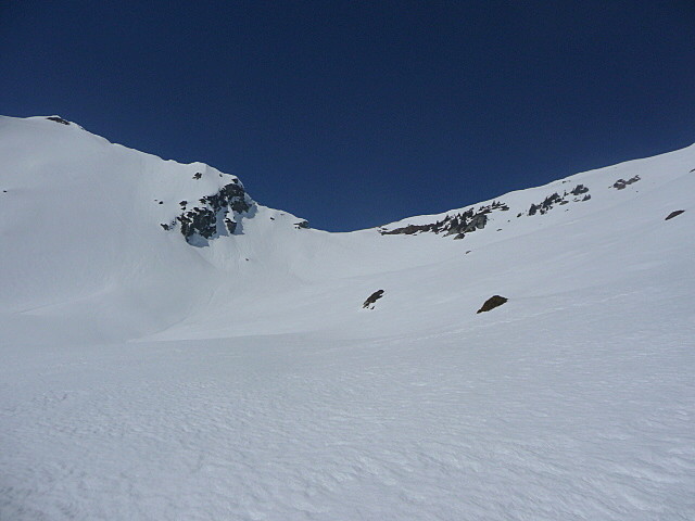 Col du Charvet à gauche de la dent du corbeau