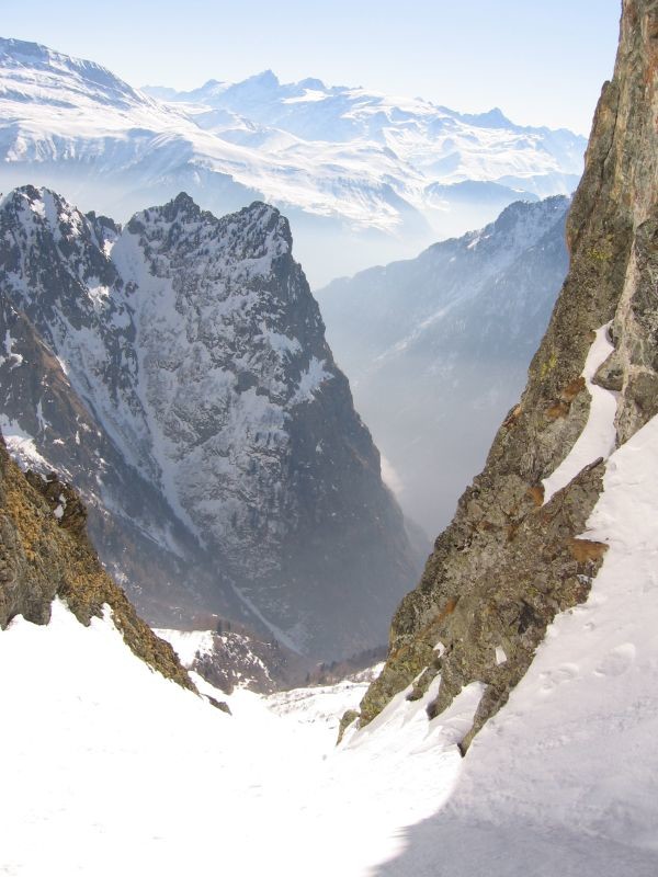 Grand Sorbier : ambiance dans la remontée SE du col du Sorbier