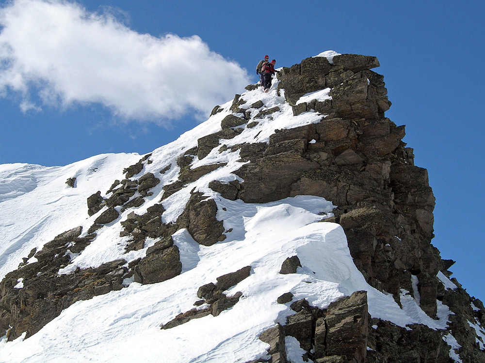 il breve tratto alpinistico al Dosso dell'Oca