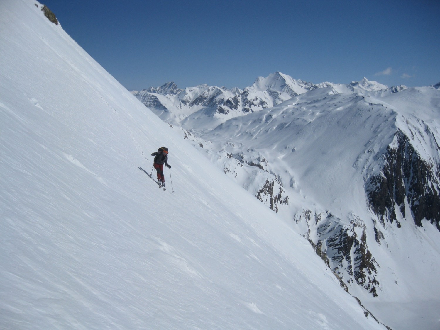 la parte centrale ripida del Medel 1