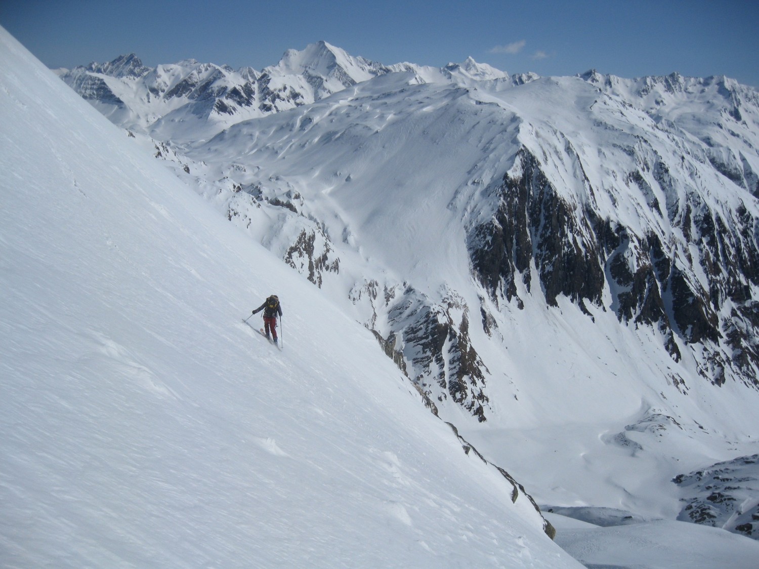 la parte centrale ripida del Medel 2