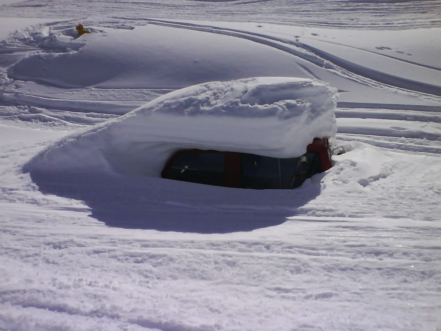 Ca va il reste de la neige là-haut !