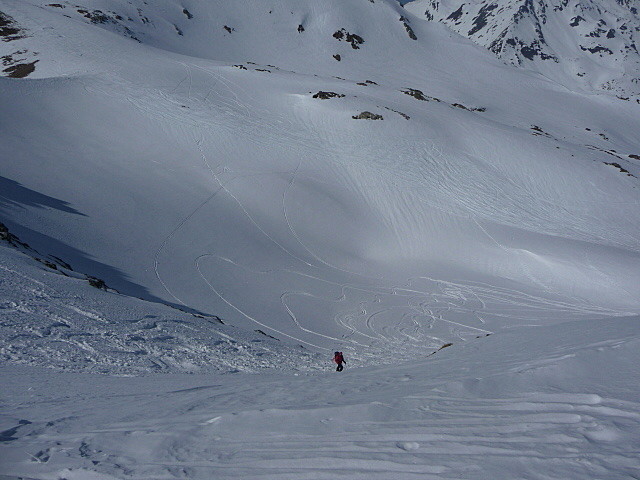 C'est à dire içi la face nord