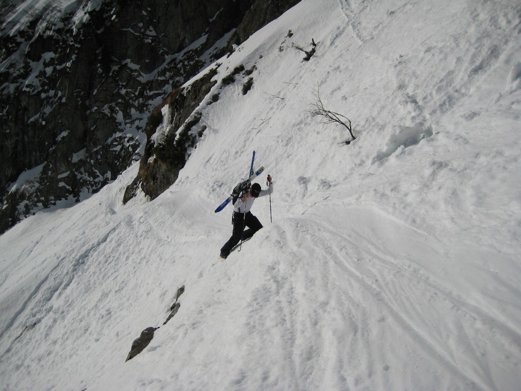 Georgy au sommet du couloir sous la Fontaine à Moïse