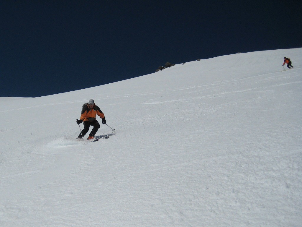 Descente des pentes S des Dents du Midi