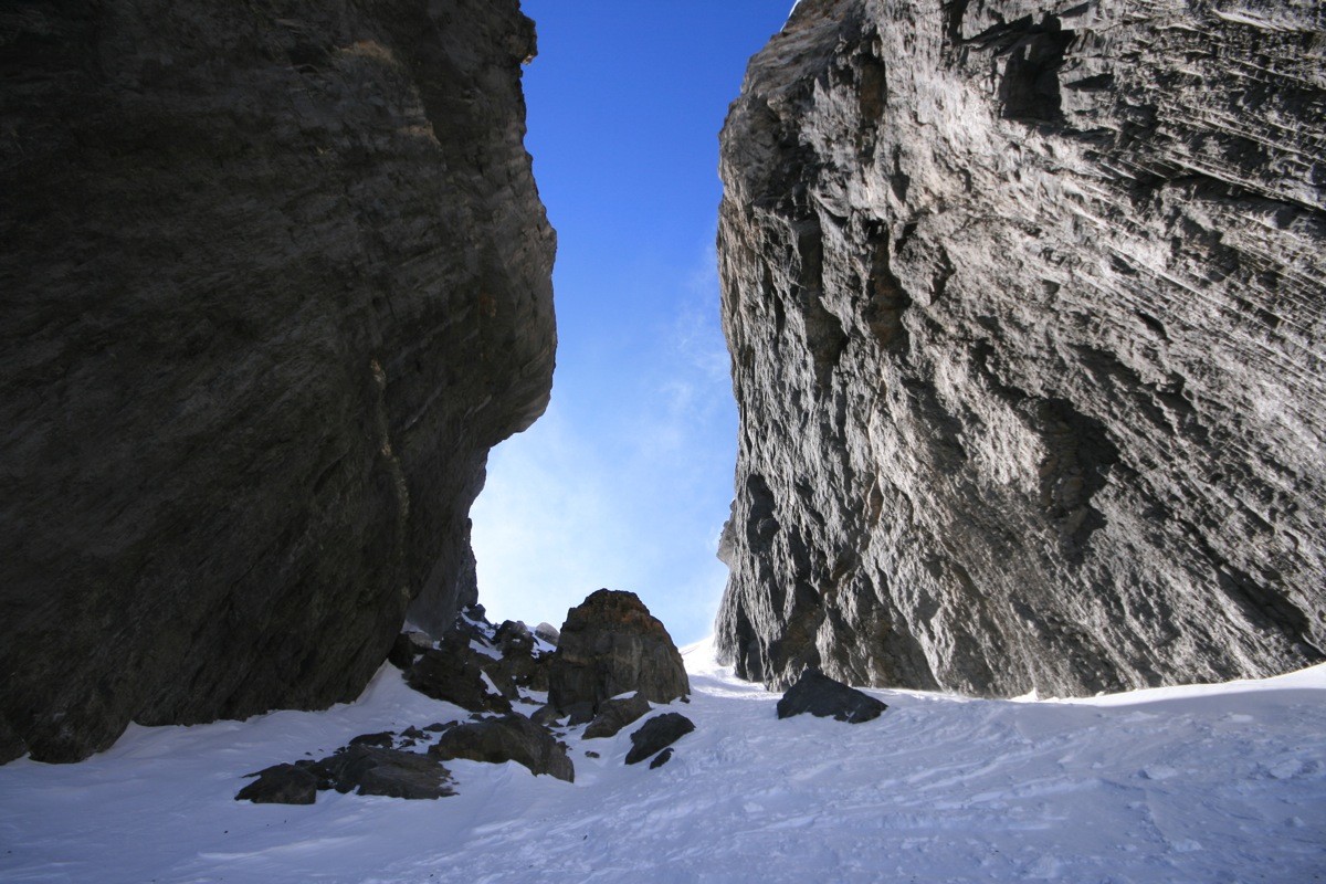 Au coeur des falaises de la Mitraille