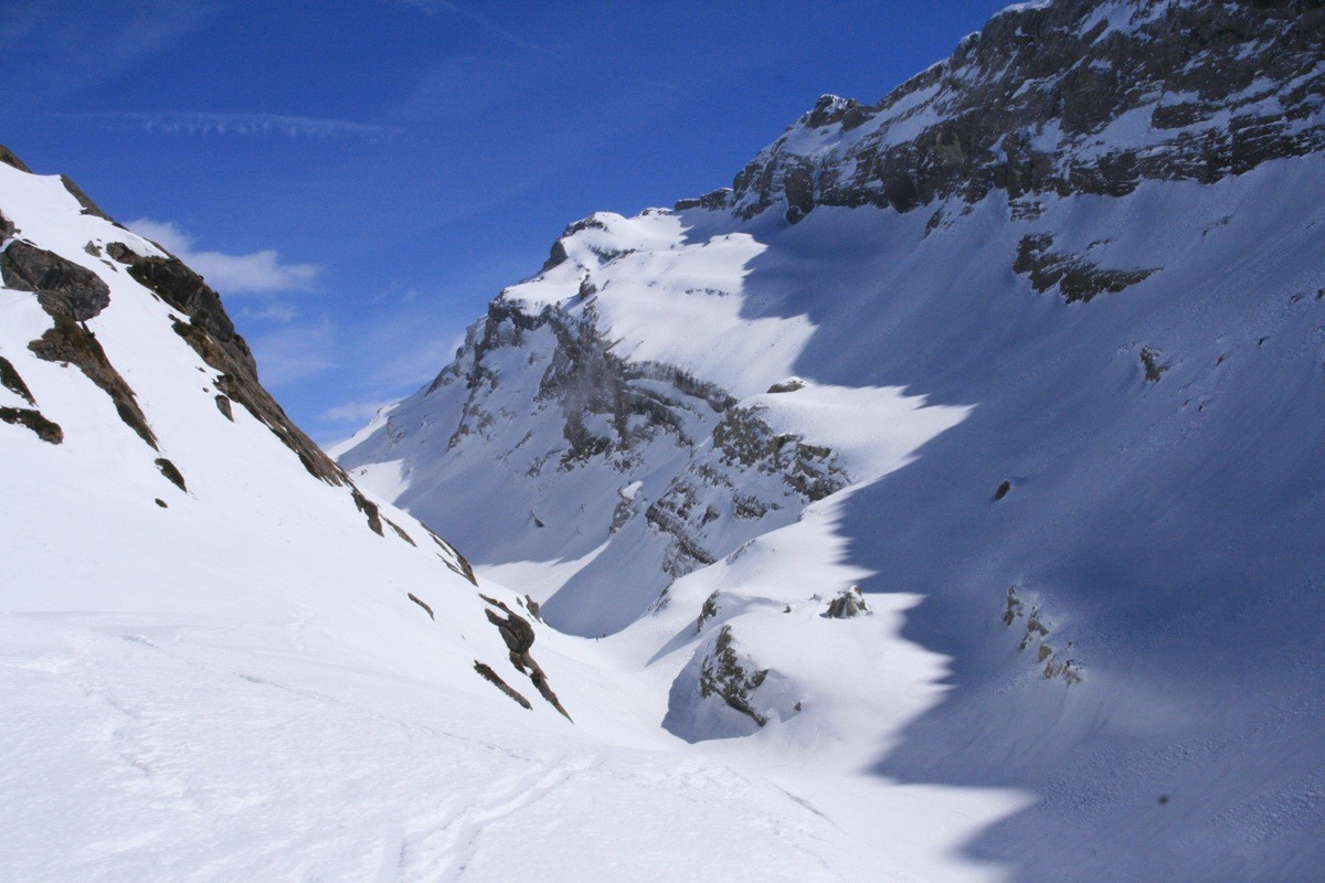 Glacier du Folly (Avoudrues) depuis le lac des Chambres